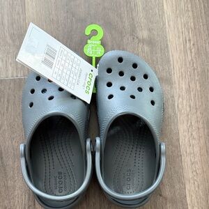 CROCS Kids Sandals - Gray Toddler kids size 10 new!